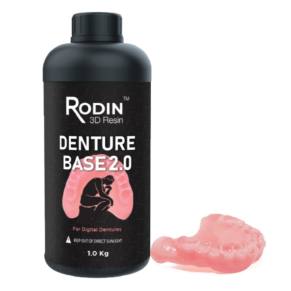 Pac Dent Rodin Denture Base 2.0 Classic Pink 1kg bottle
