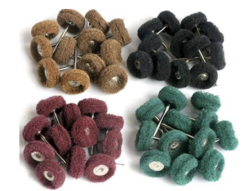Scotchbrite hand piece polishing wheels