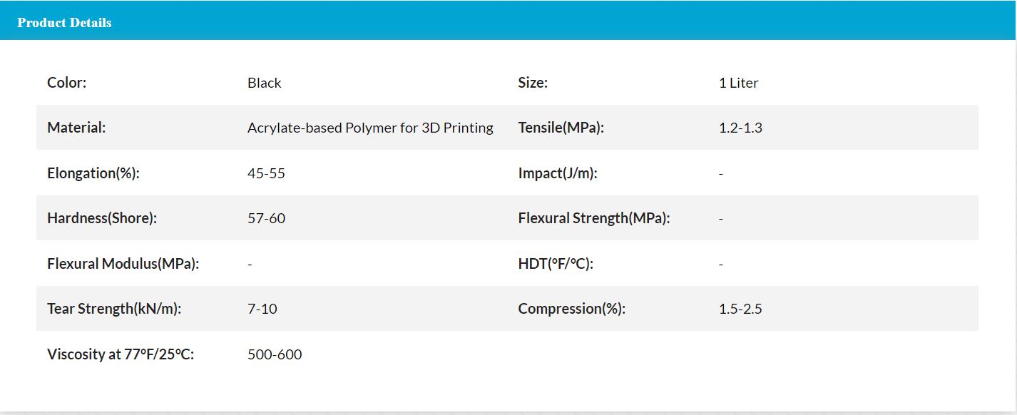 ApplyLabWork Laser spring black flexible resin for all Formlabs printers 1Litre