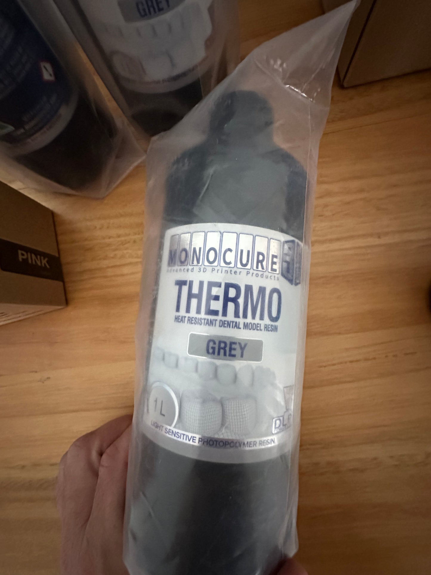 Monocure Thermo Grey resin 1 litre