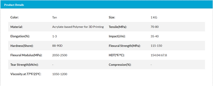 Applylabwork Laser Expert Tan  Model resin 1Kg