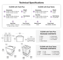 Load image into Gallery viewer, Ackuretta Cleani 3d printing cleaning unit with dual tanks