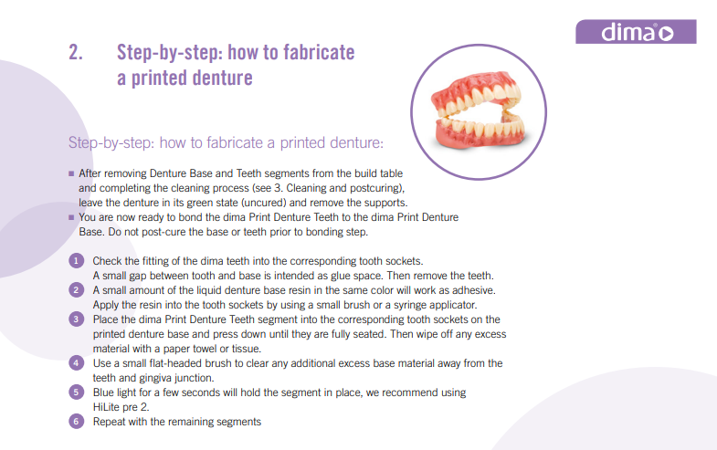 Dima Denture Base Resin for Asiga printers