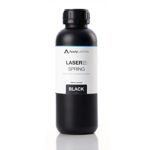 ApplyLabWork Laser spring black flexible resin for all Formlabs printers 1Litre
